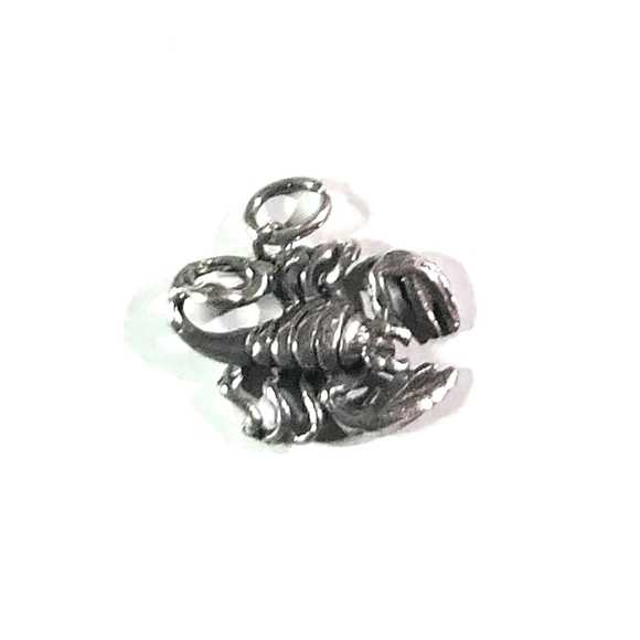 NEW .925 Sterling Silver Zodiac Cancer the Crab Pendant Charm! - Picture 3 of 3